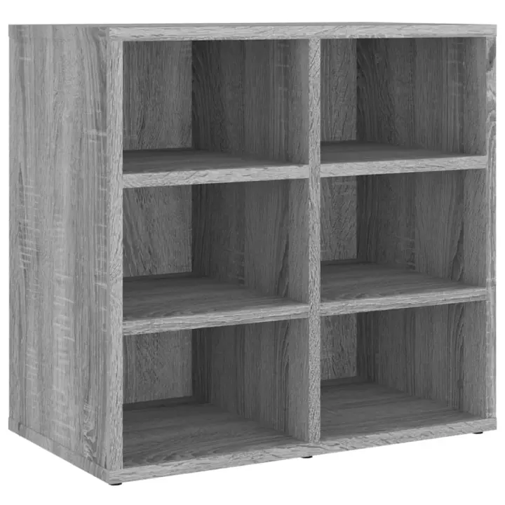 VidaXL Mueble Zapatero color gris Sonoma 52,5x30x50 cm - 1
