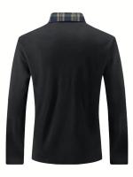 Camisa Polo Hombre Primavera Otoño Con Cierre De Cremallera Y Bolsillo Estilo Casual Deportivo Y Libre Para Viajes Material Poliéster Transpirable - details 12