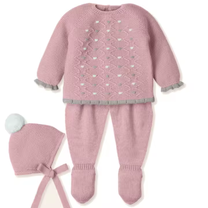 Conjunto bebe polainas punto acunar de marca Mac Ilusion - 1