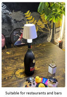Lámpara LED Inalámbrica Para Botella Con Control Táctil 3 Colores Regulación Sin Limites Impermeable IP54 Para Barra Vino Mesa Iluminación - details 10