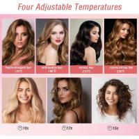 Rizador Automático Profesional de 42W con cable giratorio 360 ° de 1,5 M, rizador de 31mm, rizador iónico y temperature regulable, rizador cerámico de calentamiento de 10 Segundos. Adecuado para Cabello short Y Short - details 1