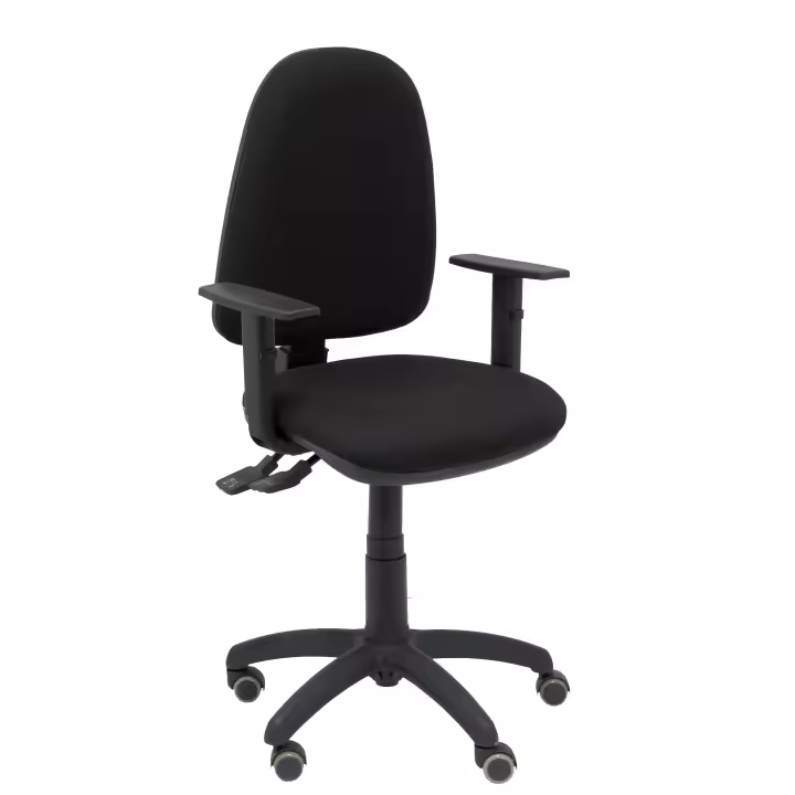 Piqueras Y Crespo Silla de Oficina Ergonómica con Brazos Regulables y Ruedas de Parqué - 1