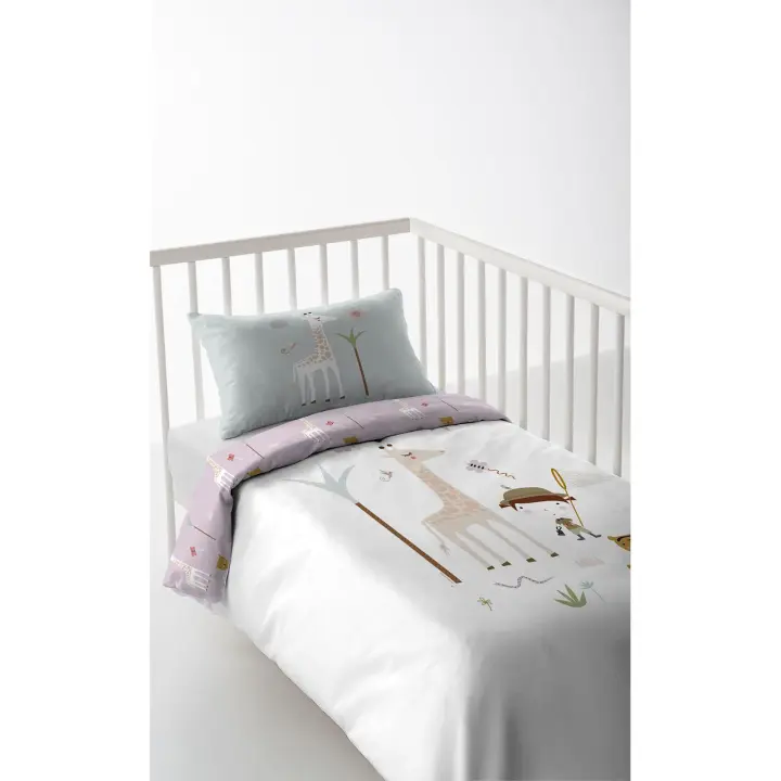 FUNDA NORDICA CUNA/MAXICUNA INFANTIL BEBÉ 100% ALGODÓN EXPLORADORA HACIENDO EL INDIO FABRICADO EN ESPAÑA - 1