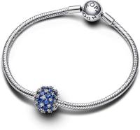 PANDORA Moments Dijes Redondo centellantes con enpasa pavé, Comes con el embalaje de Caja de Giunte original. - details 3