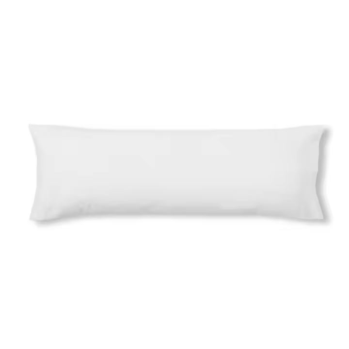 BL Belum Funda Almohada Blanca 100% Algodón 45x110 Cm Suave y Resistente - 1