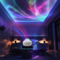 Lámpara Proyectora De Cielo Estrellado Y Aurora Nórdica LED Luz De Ambiente Para Decoración De Habitaciones Y Fiestas Regalos - details 3