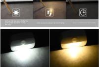 Lámpara Nocturna Inteligente LED Para Armario Con Sensor De Movimiento PIR Luz De Bajo Gabinete Para Cocina Dormitorio Y Escaleras - details 13