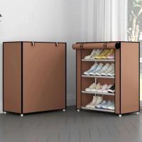 Estante De Zapatos Multicapa Resistente Al Polvo Económico Para Guardar Zapatillas Y Calzado Interior Espacioso Con Almacenamiento De Tela Fácil De Montar - details 1