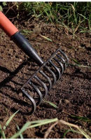 Rake Multifuncional De Acero Mángano Resistente Y Duradero Para Jardín Herramienta Agrícola Con Mango De Madera Outil De Jardinage - details 10