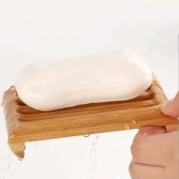 Caja De Jabón De Madera Hecha a Mano 1Pc Marco Creativo Para Baño Y Toilette Jabón Natural De Bambú - details 4