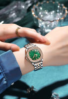 Reloj De Mujer CHENXI Lujo Con Rhinestone Resistente Al Agua Y Luz Luminosa Cuadrado Reloj De Pulsera De Cuarzo Para Damas - details 0