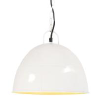 vidaXL Lámpara colgante vintage 25 W redonda 31 cm E27 en color Multicolor/Blanco | diseño vintage industrial ideal para cocina salón comedor - details 1