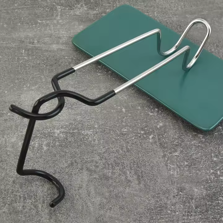 Soporte De Palas De Acero Inoxidable Para Luz Y Pala De Tenda Accesorio Portátil Para Pesca Y Caza Colgador De Linterna Para Camping Suministros Al Aire Libre - 1