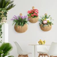 Cesta De Frutas Y Verduras De Jute Natural Colgante Para Pared Cesta De Plantas En Forma De Lágrima Almacenamiento Ecológico Para Cocina Y Mesa - details 3