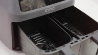EVVO Freidora de aire sin aceite de 8L, 2800W, Doble Cesta, Antiadherente, Tecnología Dual Cyclone, 10 Programas, Hornea - details 2