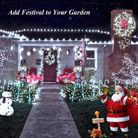 Luces LED Solares Para Jardín Y Fiesta Navideña Cadena De Luces De Hadas Impermeables 8 Modos 12M Decoración De Año Nuevo - details 10
