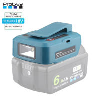 Adaptador PD30W Para Batería Makita 18V Con Lámpara LED Tipo-C Entrada/Salida Cargador Power Bank Accesorios Externos - details 0