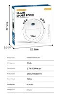 Nuevas Máquinas Limpiadoras Inteligentes 2024 Con USB 3 En 1 Limpieza Y Fregado Robot Para Cocina Mopa Eléctrica Y Aspiradora Tipo De Poder 5V - details 10