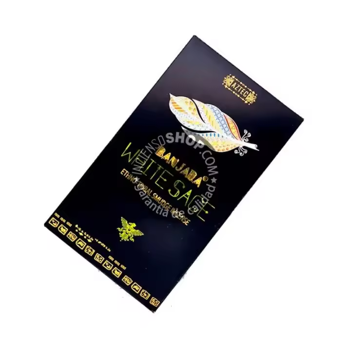 INCIENSOSHOP - Incienso Salvia Blanca Étnica de Banjara - Agarbatti Masala - en Caja 12 Unidades de 15 Gramos - 1