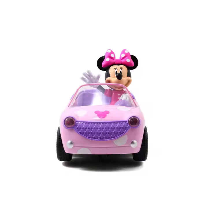 Coche Radio Control Minnie Roadster 27 Mhz ¡Gira Sobre Si Mismo! (Figura No Extraible)19 Cm (Smoby 253074001) - 1