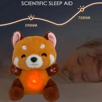 Muñeco De Peluche Suave Para Bebés Con Música Y Luz Compañero De Sueño Para Niños Otter Soothing Bear Juguete Regalo - details 3