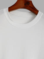 Camiseta De Manga Larga Para Hombre Con Impresión Cuello Redondo Versátil Casual De Verano Prenda De Vestir Para Todo El Año - details 9