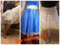 Free Short Organza Petticoat Crinoline Para Vestidos De Boda Vintage Y Rockabilly underneath El Tutú De Halloween Material Lycra Origin Mainland China - details 24