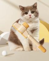 Cepillo De Aseo Para Mascotas Con Botón Self Cleaning Cepillo De Masaje Para Perros Y Gatos Herramienta De Peluquería Para Animales - details 2