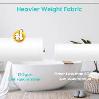 Cortina De Ducha 180x200, Estampada Botánico Colorido con Agujas Cortina BañO Lona Impermeable Antimoho Cortina De Ducha Cortinas De BañO con 12 Ganchos - details 6