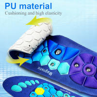 Soles De Zapato Con Masaje Magnético Para Terapia De Arco Ortopédico Y Masaje De Pies Antideslizante Y Confortables Insole De EVA Para Relajación Y Soporte De Arco - details 2