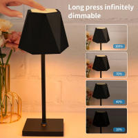 Lámpara De Mesa Con Sensor Táctil 1pc Para Dormitorio Oficina Nightstand Librería Sala De Estar Decoración Hogar Luz Nocturna - details 13