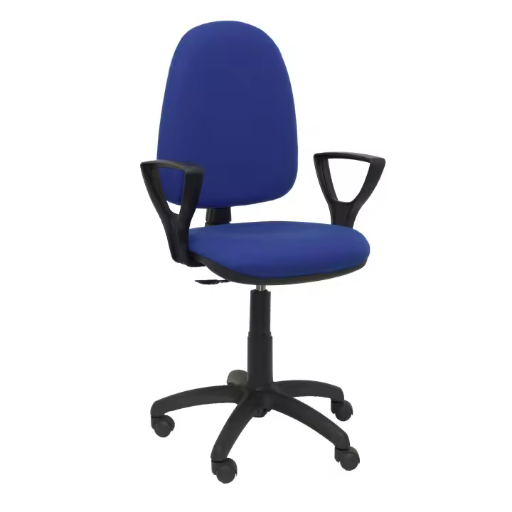 Piqueras Y Crespo - Silla de Oficina Ergonómica BALI Azul con Brazos - 1