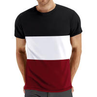 Camiseta deportiva de verano de manga corta con cuello redondo informal de talla grande para hombre, a juego con el color, a la moda para fitness - details 19