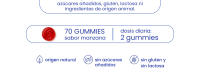 Jelly Pills Gominolas de Vinagre de Manzana de la Madre 1000mg con Cromo y Vitamina C - 70 Gummies Veganas - Sin Azúcares Añadidos - Sabor a Manzana Natural - details 3