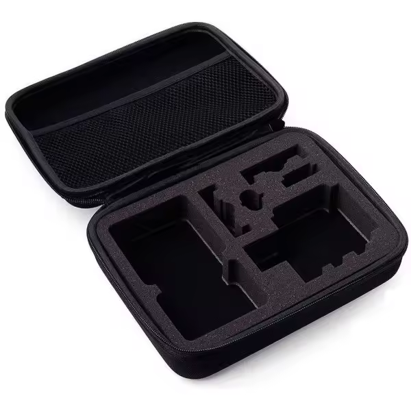 Maletin de Transporte para Accesorios Camara Deportiva, Estuche de Transporte Funda Prueba de Golpes Compatible con  cámaras de acción y Accesorios Talla Pequeña - 1