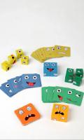 Juguetes Educativos Para Niños Bloques De Cambio De Emoción Expresiones Rompecabezas Juegos De Cubo Aprendizaje - details 9