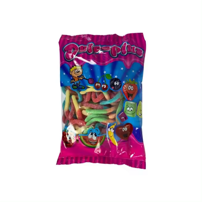 Dulceplus Gusanos de Gominola con Pica Pica 1kg Sin Gluten - 1
