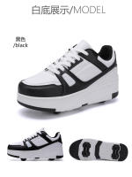 Zapatos De Rollers Para Niños Y Niñas Con Cuatros Ruedas Zapatillas Deportivas Al Aire Libre Para Niños Y Niñas a Prueba De Agua Transpirables De Cuero - details 33