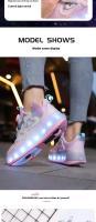 Zapatillas Para Niñas Transpirables Y Fashion Con Cordones Y Hebilla Para Skate Zapatos De Running Al Aire Libre Materiales De Cuero Y Malla - details 7
