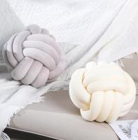 Cojín De Decoración Aesthetic Hecho a Mano En Colores Caqui Cream Pink Blanco Negro Estilo Americano Relleno De Fibra 100% Poliéster - details 9