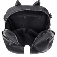 Mochila Casual De Moda Para Niñas De Color Sólido Resistente Al Agua Y a La Salpicadura Gran Capacidad Ligera Para Salir - details 2