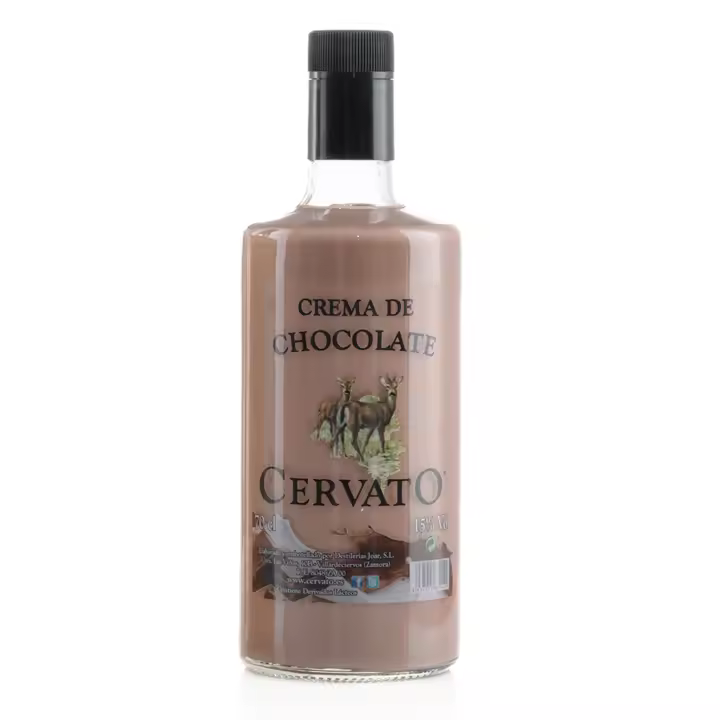 CervatO Crema de Chocolate Botella 70CL “Disfruta de sus intensos aromas a cacao y fúndete de placer” - 1