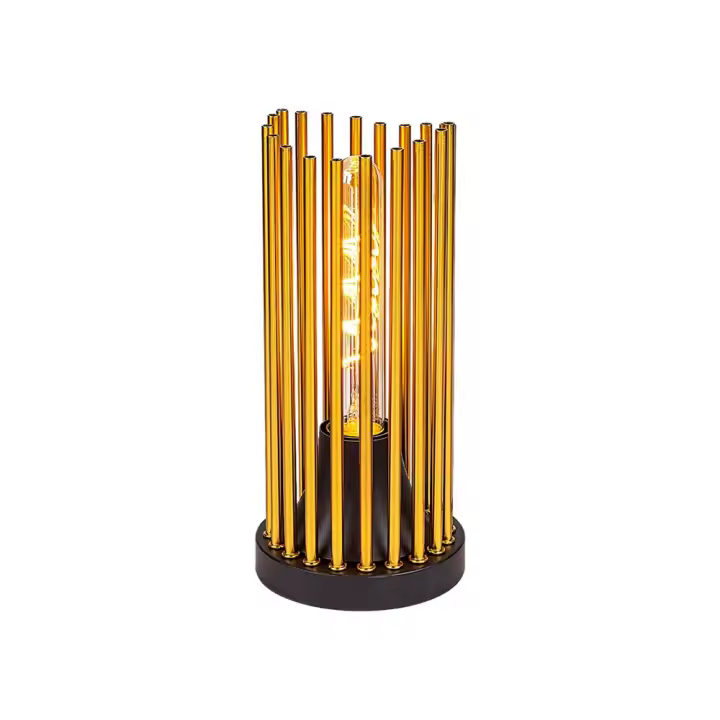 Lámpara de Mesa 1xE27 Varillas Dorado IP20 ROXAS  RABALUX - 1