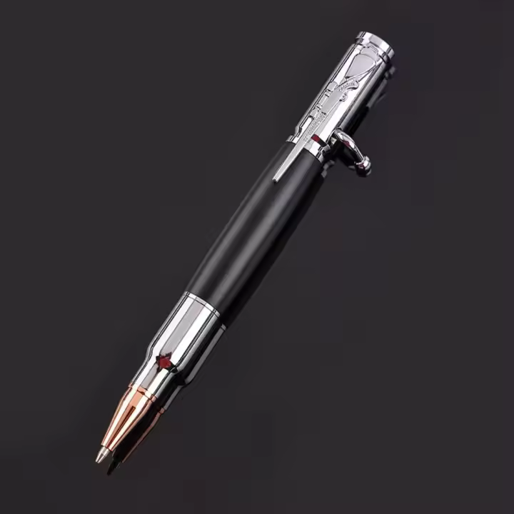 Bolígrafo De Punta Metálica De 1.0mm En Tinta Negra Para Estudiantes Y Negocios Regalo Lujoso Y Práctico Para La Escuela - 1