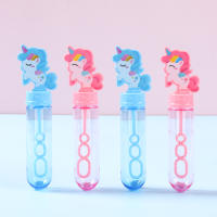 Botella De Jabón Con Tubo De Burbujas De Unicornio Azul Y Rosa Decoración Para Fiesta De Cumpleaños De Niños Regalos Para Invitados De Baile De Quinceañera Y Showers De Bebés - details 4