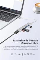 Hub USB 4-en-1 Portátil Expansor De Puertos Con Transferencia De Datos Rápida Para PC Impresora Ratón Notebook USB 3.0 USB 2.0 - details 3