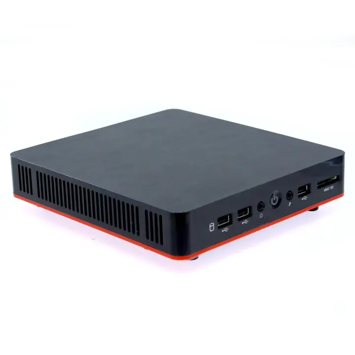 Mini caja ordenador phoenix thin mini itx 1 litro 50x187x207mm. oem sobremesa 3 x usb 2.0 sd incluye soporte vesa para colgar en - 1