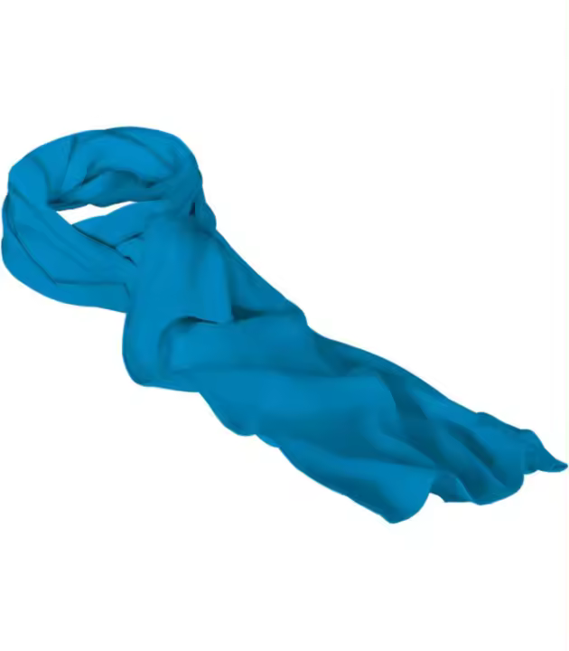 Pañuelo fular largo, en tejido crepe fino y ligero, disponible en varios colores VALENTO BRIGITTE - 1