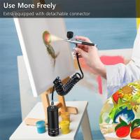 Kit De Aerógrafo Portátil Para Uñas Y Arte De Pintura Con Compresor Injector De Oxígeno Para Manualidades Y Modelos - details 5