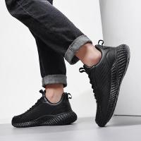 Zapatos Casuales Para Hombre En Cuero Transpirables Zapatillas De Correr Y Caminar Ligeros Antideslizantes Vulcanizados Para Exterior - details 18